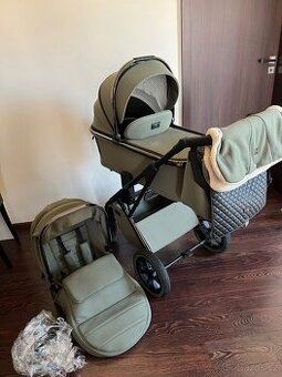 Kočárek Moon Rocca edition+ 2023 Moss green