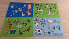 Obkreslovací šablony, 5sad, nepoužité