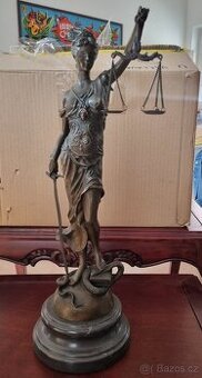 REZERVACE Socha Spravedlnosti – Justitia (výška 46 cm)
