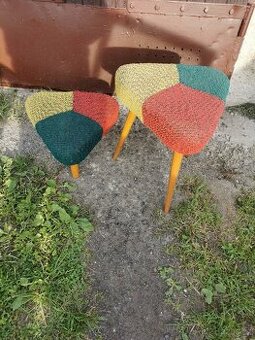 Retro taburet. - 1