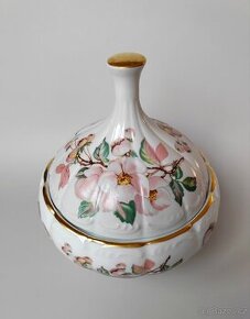 Porcelánová dóza s květinami Royal Porzellan Bavaria KPM