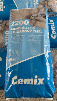 Cemix Tmel, lepidlo fasádní lepicí a stěrkový tmel 25kg