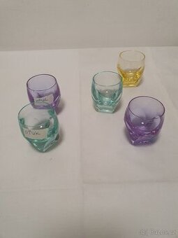 MOSER kolekce BAR - panáky barevné