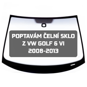 KOUPÍM ČELNÍ SKLO NA GOLF 6 VI .2008-2013.
