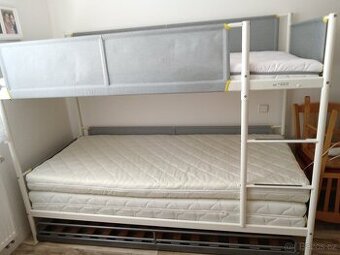Palanda s přistýlkou a matracemi IKEA Vitval