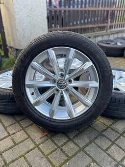 ORIGINÁL Alu Volkswagen London R17, 5x112 - LETNÍ PNEU