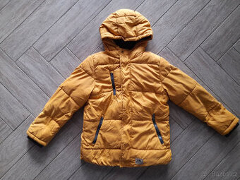 Hořčicová zimní bunda zn. Reserved, vel. 140