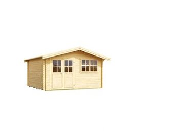 Dřevěný zahradní domek Isar 28, 380 x 380 cm, 28 mm