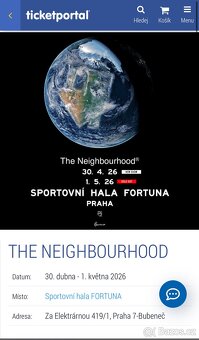 Lístek na The Neighbourhood