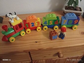 Lego duplo vláček s čísly
