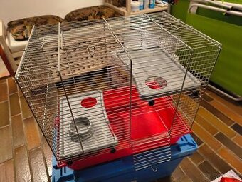 Klec pro křečka s příslušenstvím a náhradními díly