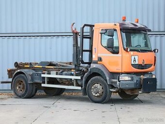 Renault MIDLUM 280 DXI,  4x4, 16 TUN, DVA PÍSTY, LÁMACÍ TELE