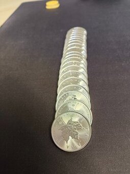 Investiční stříbro Maple Leafs 1 OZ
