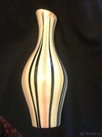 Porcelánová vázička pruhovaná