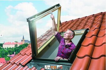 střešní okno výlez Fakro FWP U3 FSC 78x118 dvojsklo- použitý