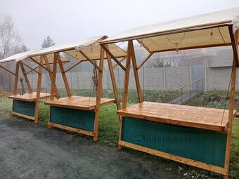Jarmareční prodejní stánek dřevěný skládací