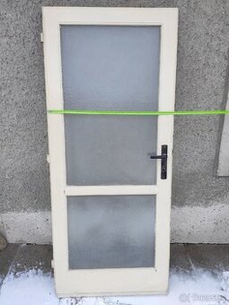 Dřevěné dveře bílé 80 x 200 cm