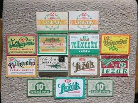 Pivní etikety pivovaru Nový Bydžov