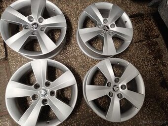 ALU disky originál Škoda 5x112 r16. (sada č.1)