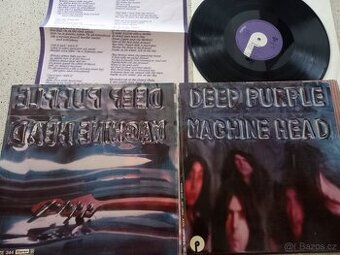 DEEP PURPLE  „Machine Head“   /Purple ,1972//rozkl obal,+tex