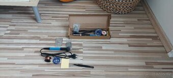 Mikropájka 230V/60W, s výměnnými hroty+cín+držák+pinzeta.