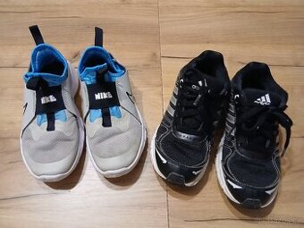 Boty nike a adidas vel 32