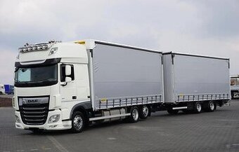 DAF XF 480 6x2 - velkoobjemová souprava průjezdná