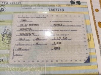 Jawa 50/23 Mustang - TP