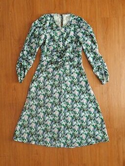 Květované romantické elastické šaty, vel. 36, zn. Reserved