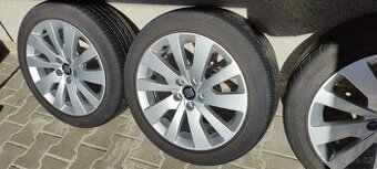 Prodám Alu kola 5x100 letní pneu cca 6mm