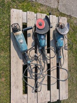 Sada 3x úhlová bruska Makita 230mm