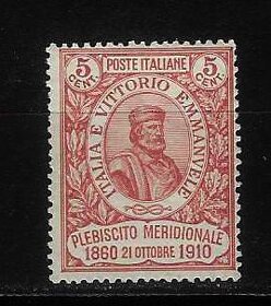 Poštovní známka Itálie - Mi: 97 (r. 1910)