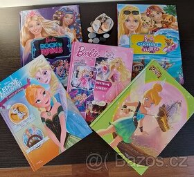 Dětské knihy Barbie, Ledové království, Zvonilka - TOP STAV
