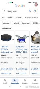 Lihový vařič skládaci, NOVÝ