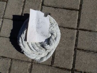 Azbestové těsnění, šnůry. S\kelná páska a šnůra