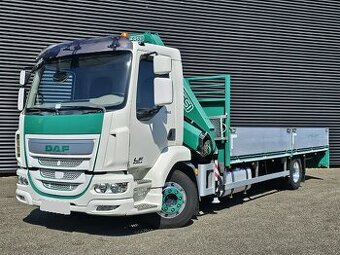 DAF LF 260 - valník s hydraulickou rukou FASSI