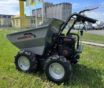 kolový dumper, stavební kolečko, dumper, dampřík