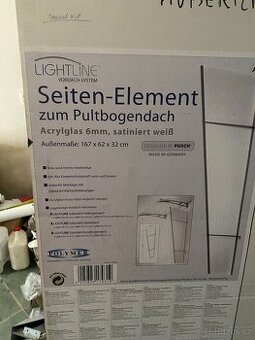 Boční stěna pro stříšky Polymer Lightline L