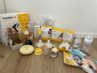 Medela odsavacka Swing Flex + vse, co je treba k odsavan