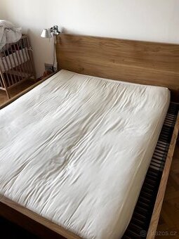 Matrac FUTON 160x200 (provedení kokos) + potah, krémová barv