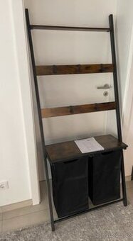 Nový prádelní koš 2x46 litrů s policí atd