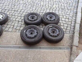 ZIMNÍ PNEU + DISKY ŠKODA 14"VW SEAT 165/70R14