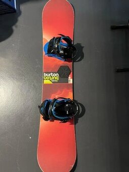 Snowboard Burton 140cm v setu po servisu