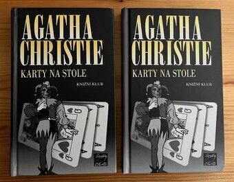 2x AGATHA CHRISTIE - KARTY NA STOLE