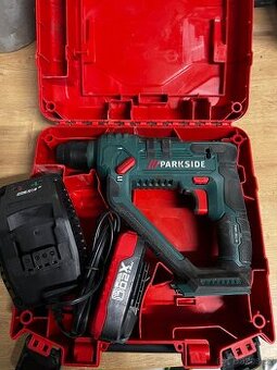 Parkside aku vrtačka s příkladem 20v