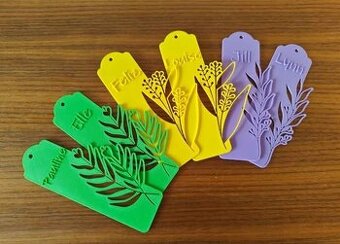 Originální 3D tištěné záložky