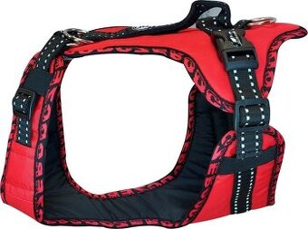 Luxusní postroj EASY PEASY ROYAL červený