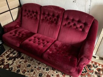 Sedačka a křesla za odvoz