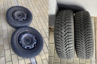 Fabia, zimní kola, pneu MICHELIN.