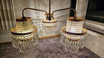 Lustr křišťálový retro